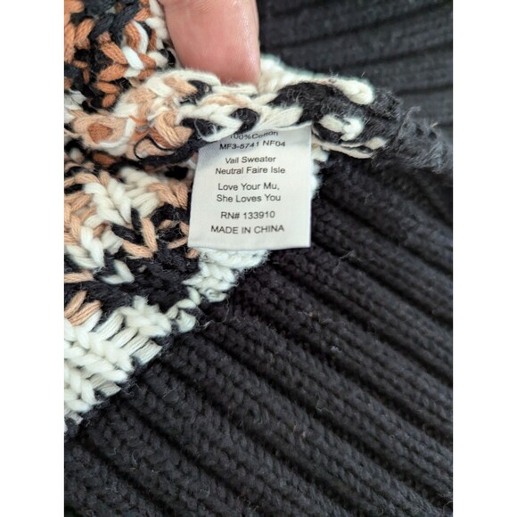 Show Me Your Mumu Vail Sweater Oversized Chunky Knit Pre Owned - Picture 8 of 10